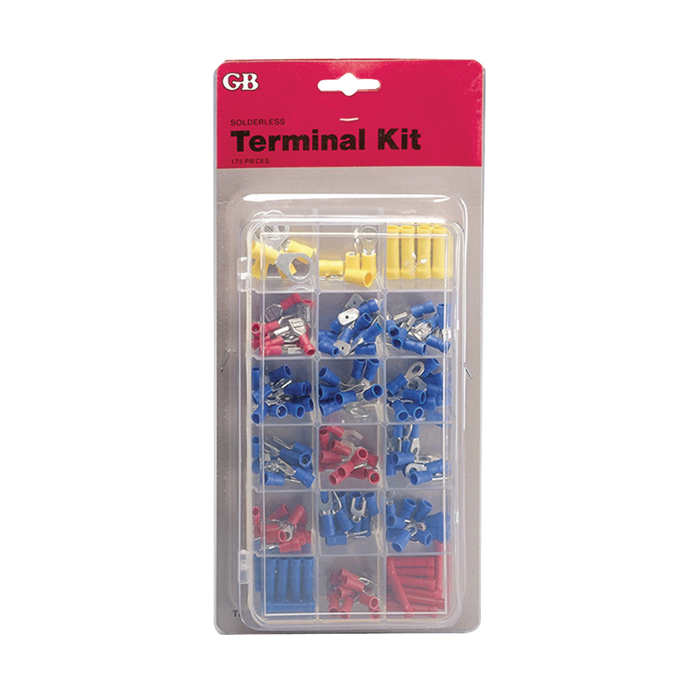 TK-175 Solderless Wire Connector/Terminal Kit, Assorted, For: 22 to 10 AWG Wire, 175-Piece