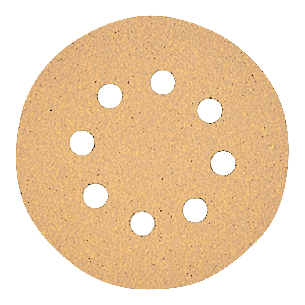 DW4304 Sanding Disc, 5 in Dia, 150 Grit, Fine, Aluminum Oxide Abrasive, Paper Backing, 8-Hole