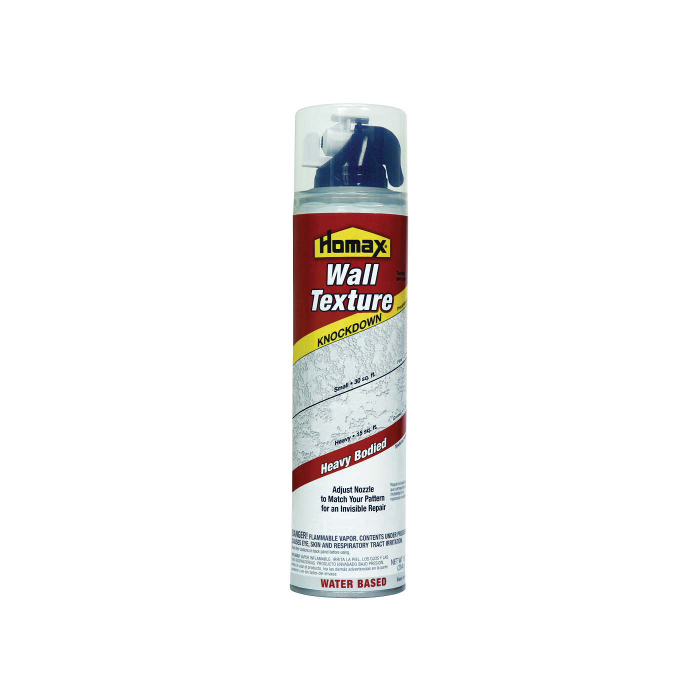 4060-06 Knock Down Wall Texture, Liquid, Solvent, Gray/White, 10 oz Can