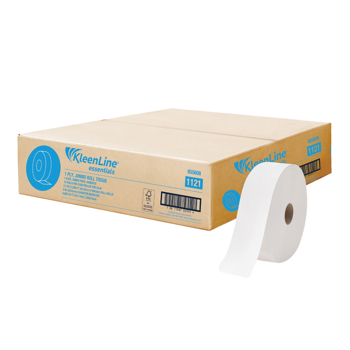 Classic Series 422806 Bathroom Tissue, 2000 ft L Roll, 1-Ply, Paper
