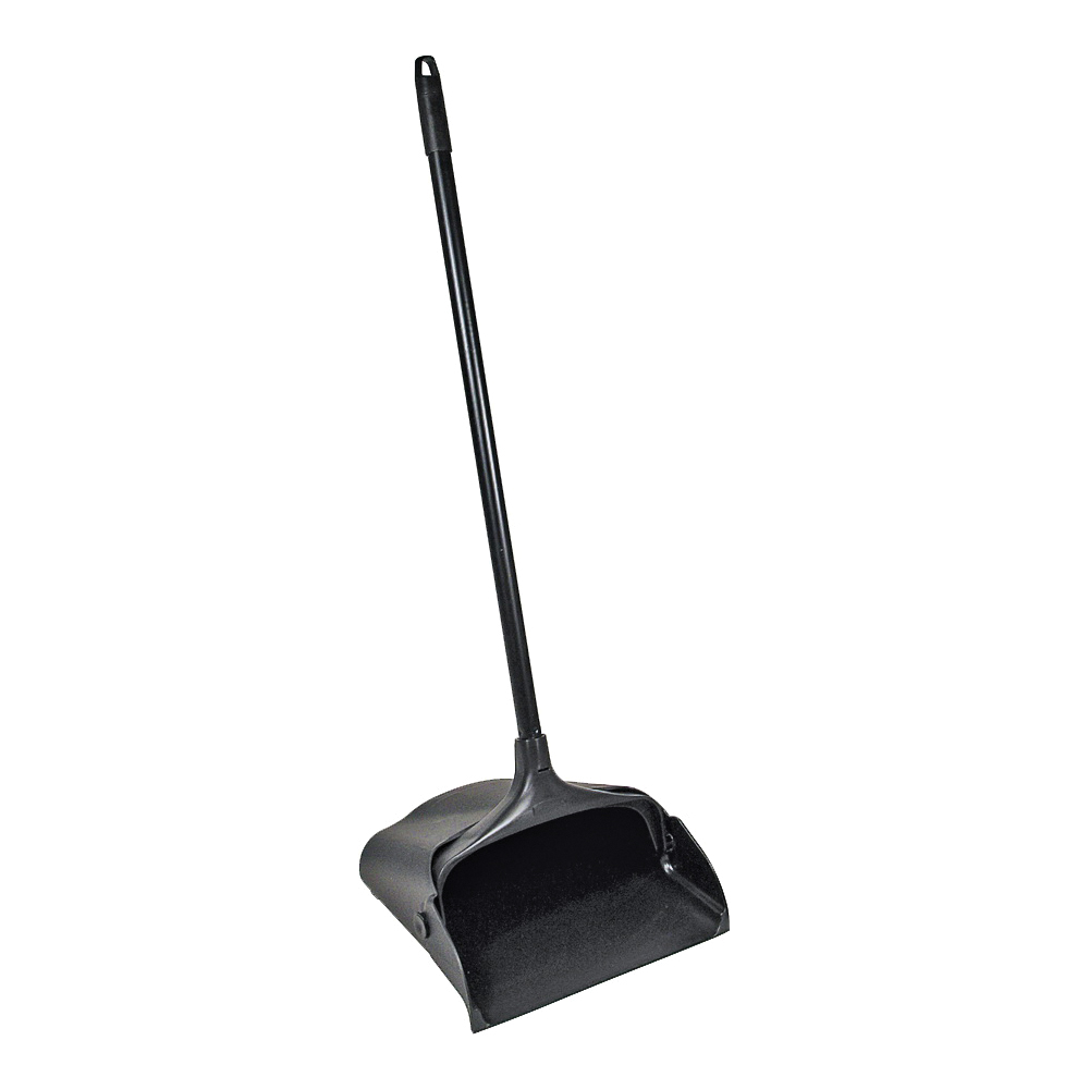 Lobby Pro Executive Series 253100BLA Heavy-Duty Dustpan, 12.8 in L, 11.3 in W, Polypropylene, Black