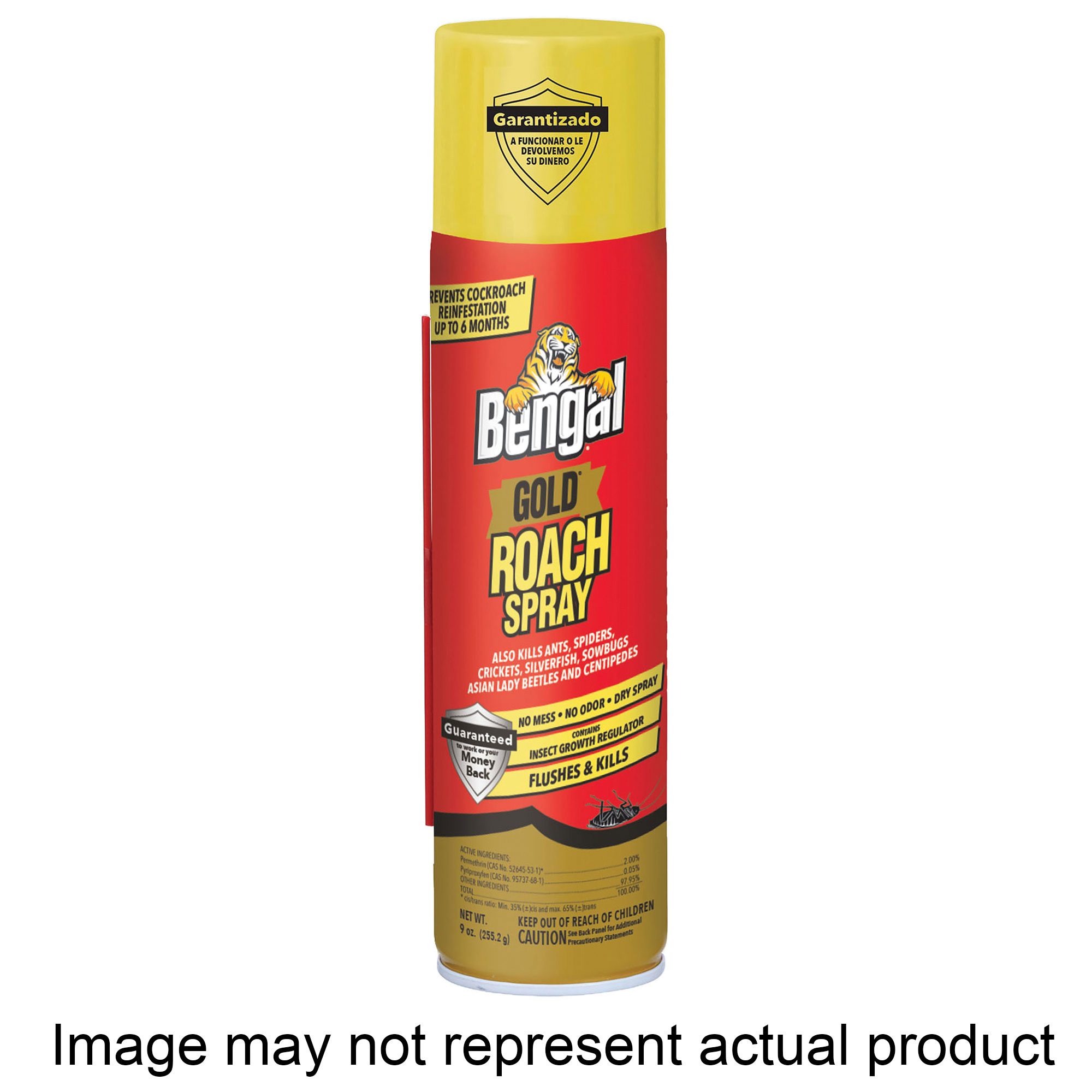 Gold 92464 Roach Spray, Liquid, Spray Application, Indoor, Outdoor, 11 oz Aerosol Can