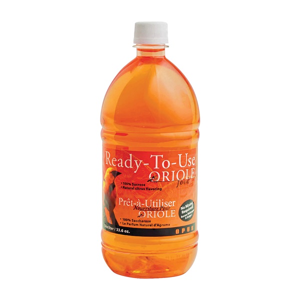 Perky-Pet 4501-4 Oriole Food, Ready-to-Use, Liquid, Citrus Flavor, 1 L Bottle - 1