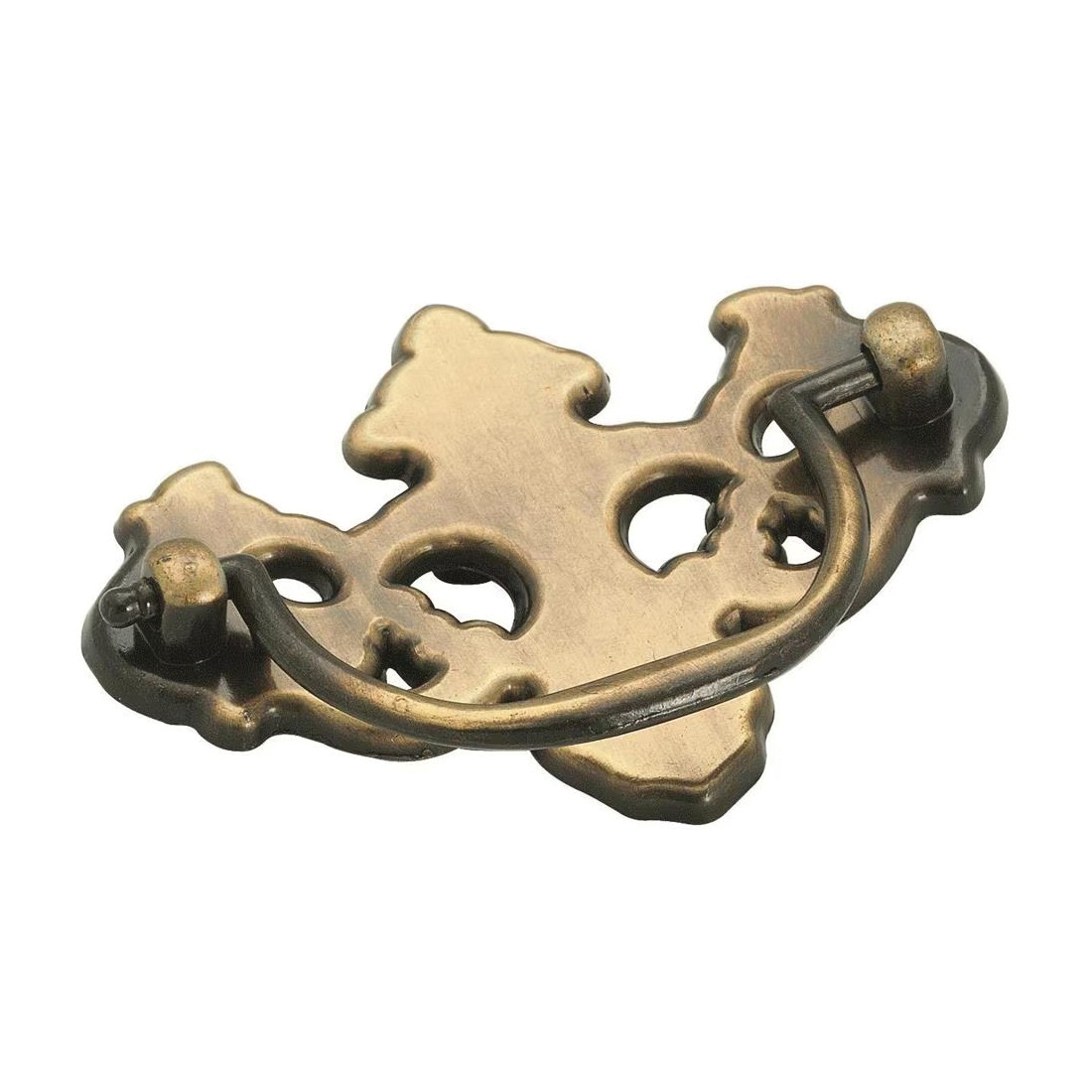Everyday Heritage Series 573ABS Cabinet Pull, Zinc, Antique Brass, 9/16 in Projection