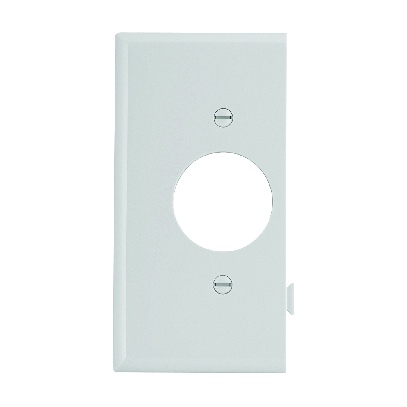 Wiring Devices STE7W Duplex Sectional Wallplate, 4-1/2 in L, 2-3/4 in W, 1 -Gang, Polycarbonate, White, High-Gloss
