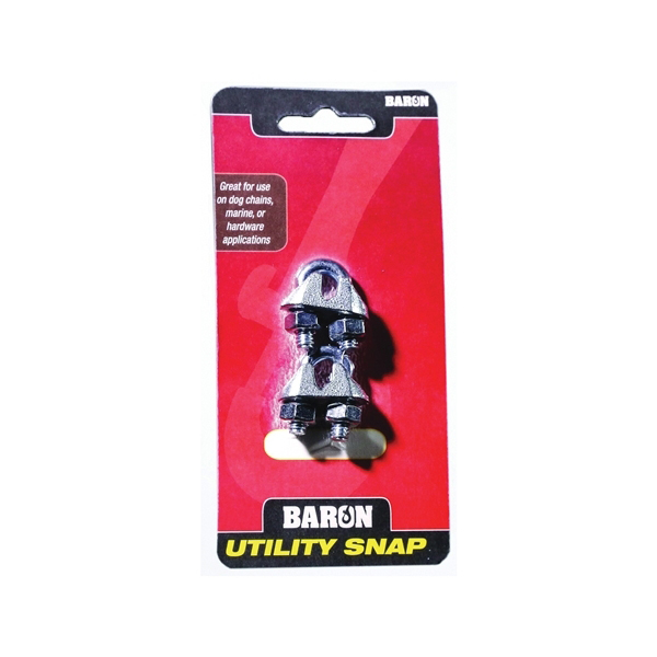 C-260-1/8 Wire Rope Clip, Iron/Steel, Galvanized