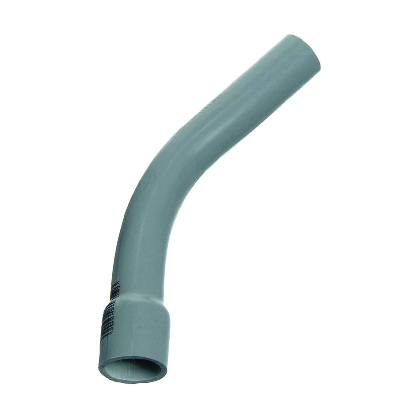 UA7AGB-CAR Elbow, 1-1/4 in Trade Size, 45 deg Angle, SCH 80 Schedule Rating, PVC, Plain End, Gray