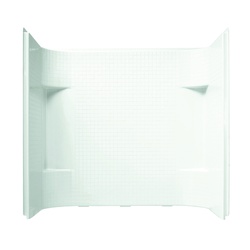 Accord Series 71144100-0 Bath/Shower Wall Set, 31-1/4 in L, 60 in W, 55 in H, Vikrell, Alcove Installation