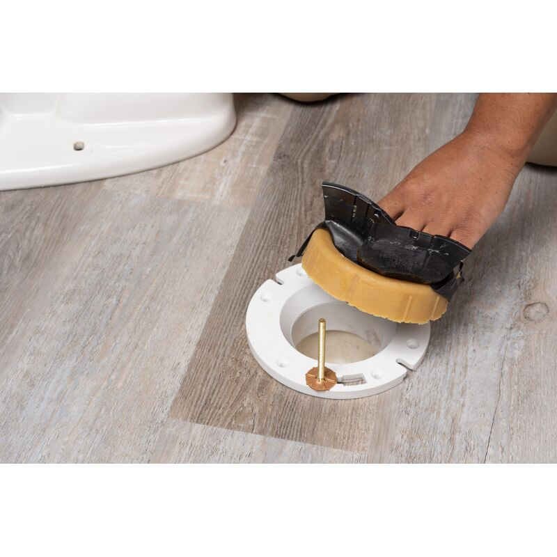 Harvey 1115-24 Wax Ring, Polyethylene, Brown, For: 3 in and 4 in Waste Lines