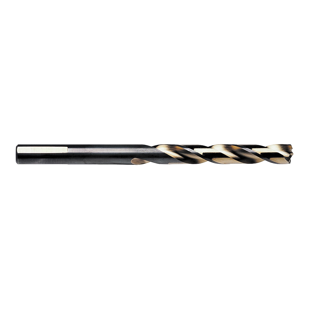 73320 Jobber Drill Bit, 5/16 in Dia, 4-1/2 in OAL, Spiral Flute, 5/16 in Dia Shank, 3-Flat Shank