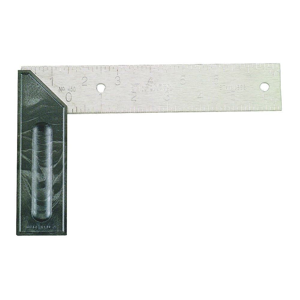 450 Tri-Miter Square, Stainless Steel, 8 in L