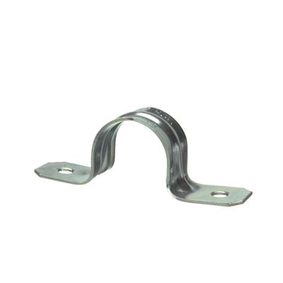 26125 Conduit Strap, 1-1/2 in, Steel, Galvanized
