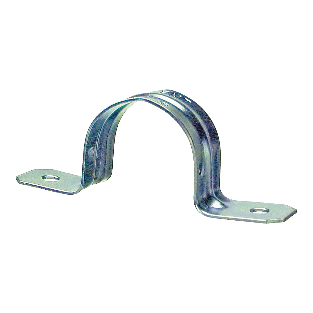 26165 Conduit Strap, 1-1/2 in, Steel, Galvanized