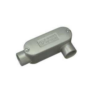 58305 Conduit Body, 1/2 in Hub, Threaded, Aluminum