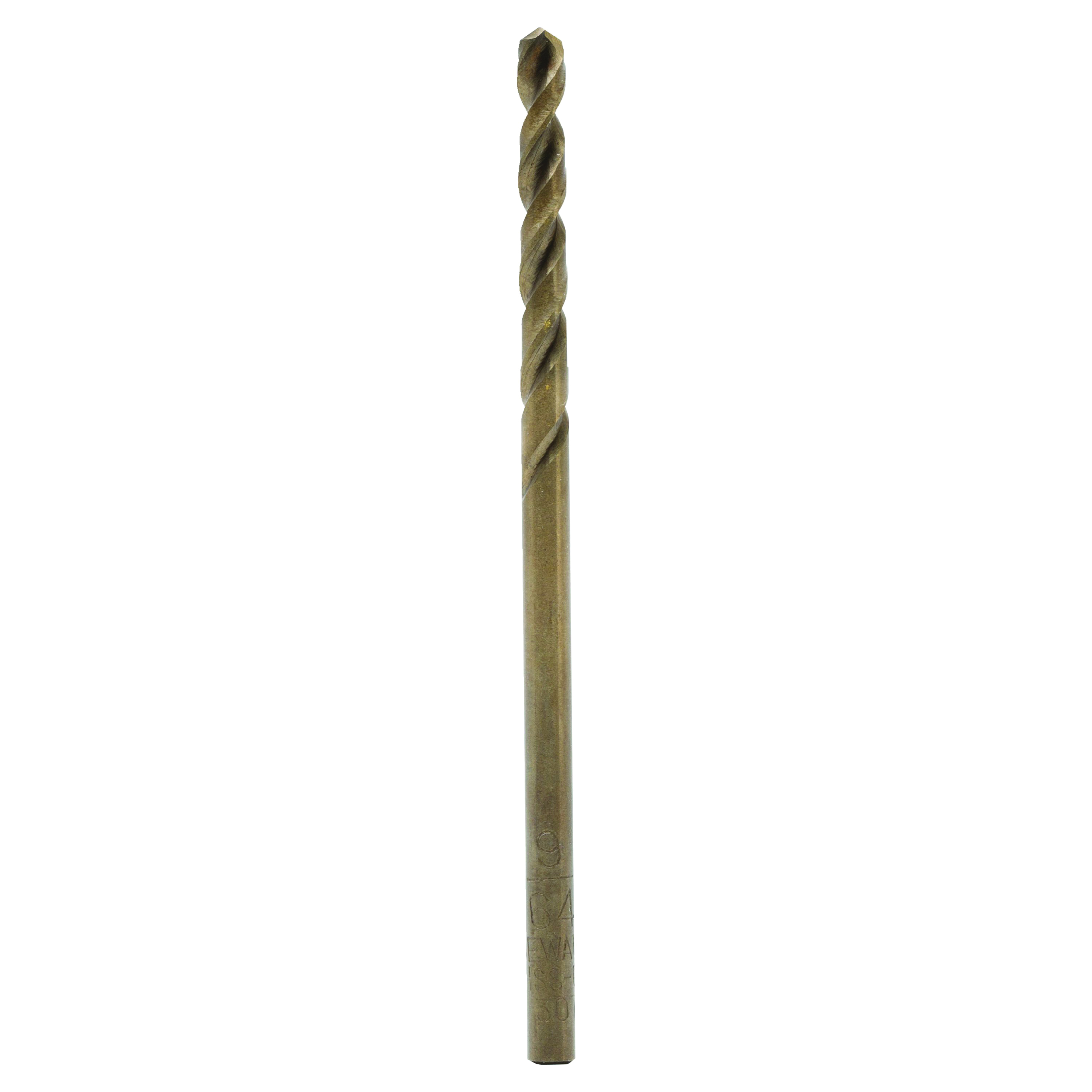 DWA1209 Drill Bit, 9/64 in Dia, 2-7/8 in OAL, Parabolic Flute, 3-Flat Shank