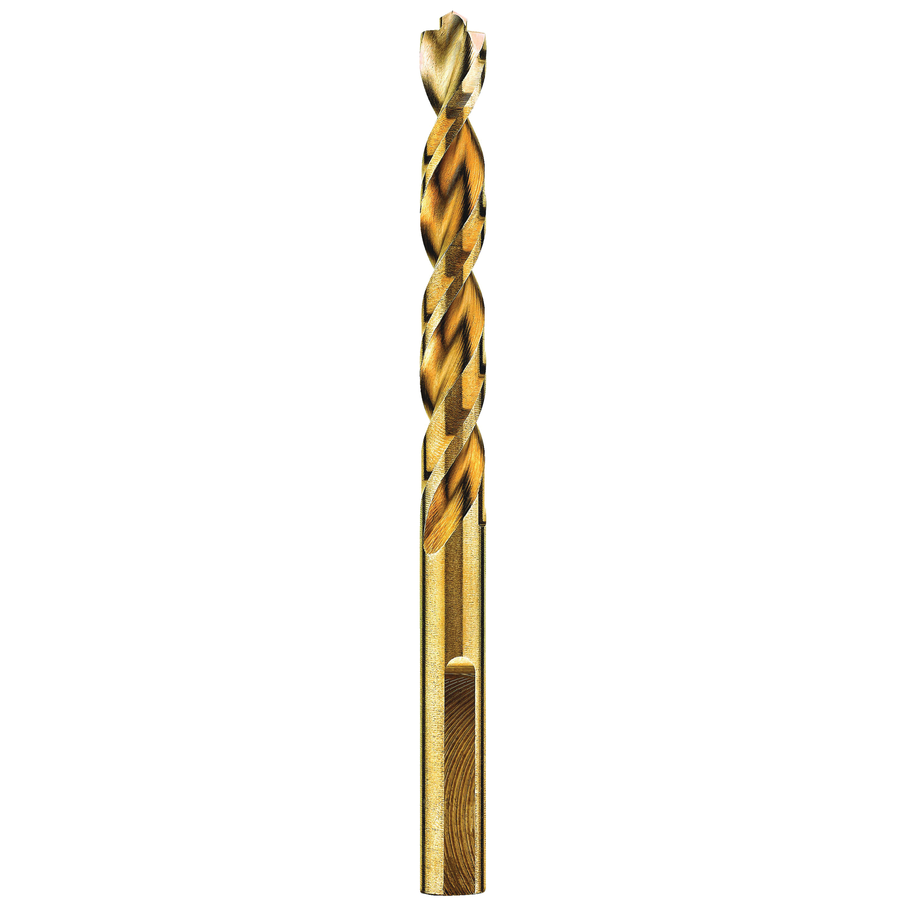 DWA1212 Drill Bit, 3/16 in Dia, 3-1/2 in OAL, Parabolic Flute, 3-Flat Shank