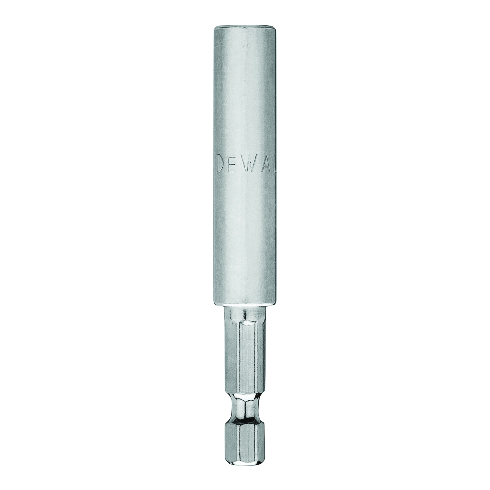 DW2045 Bit Holder, 1/4 in Drive, Hex Drive, 1/4 in Shank, Hex Shank, Steel
