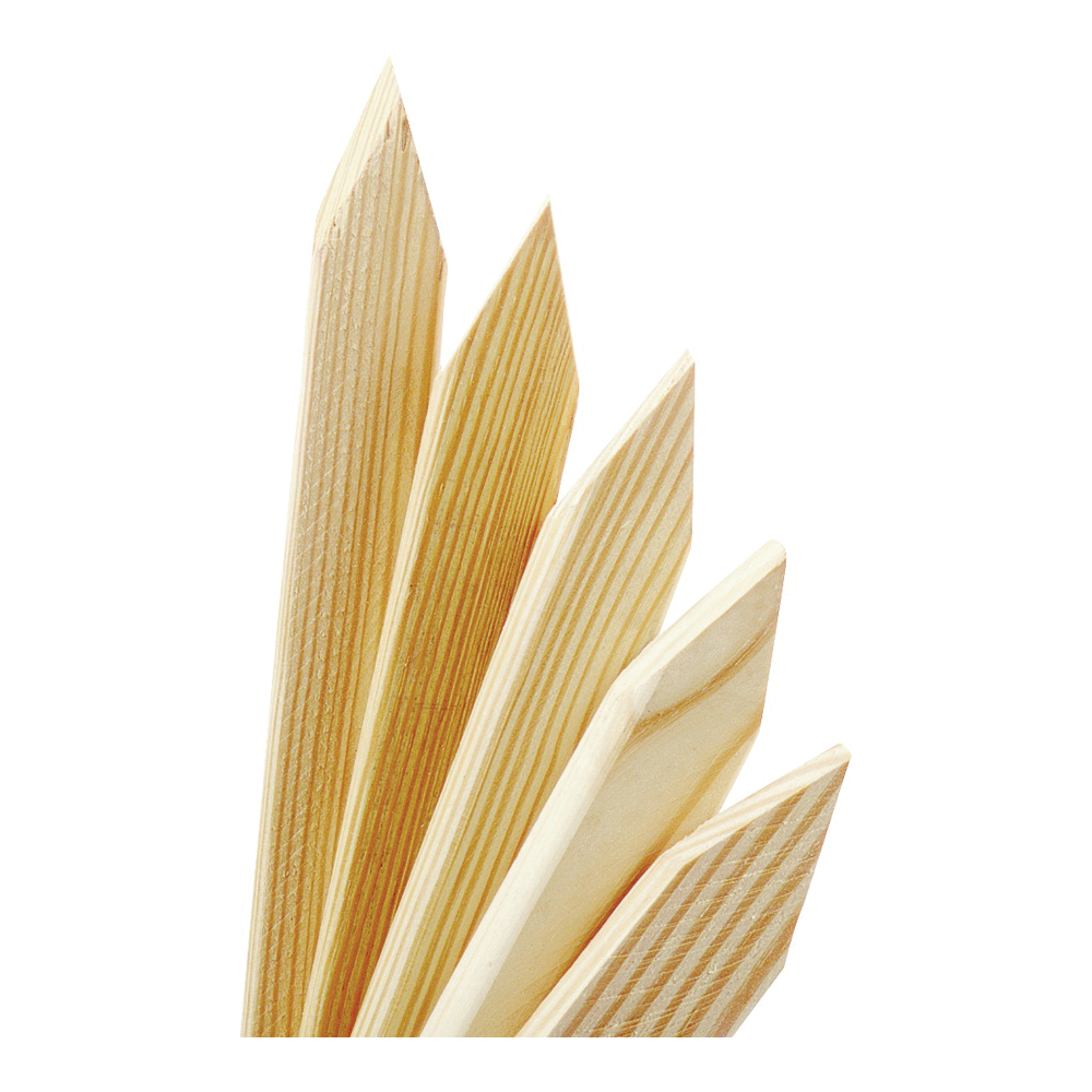 1336 Chisel Point Grade Stake, 24 in L, 2 in W, Wood, Yellow, 24 Bundle