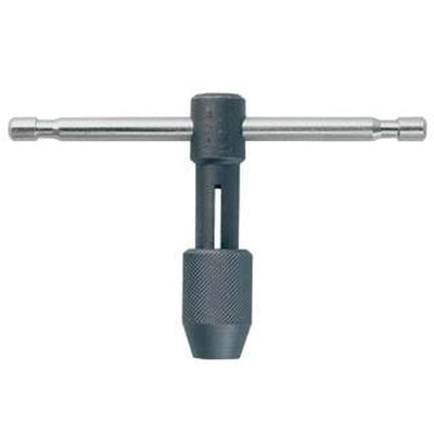 12001ZR Tap Wrench, 8 in L, Steel, T-Shaped Handle