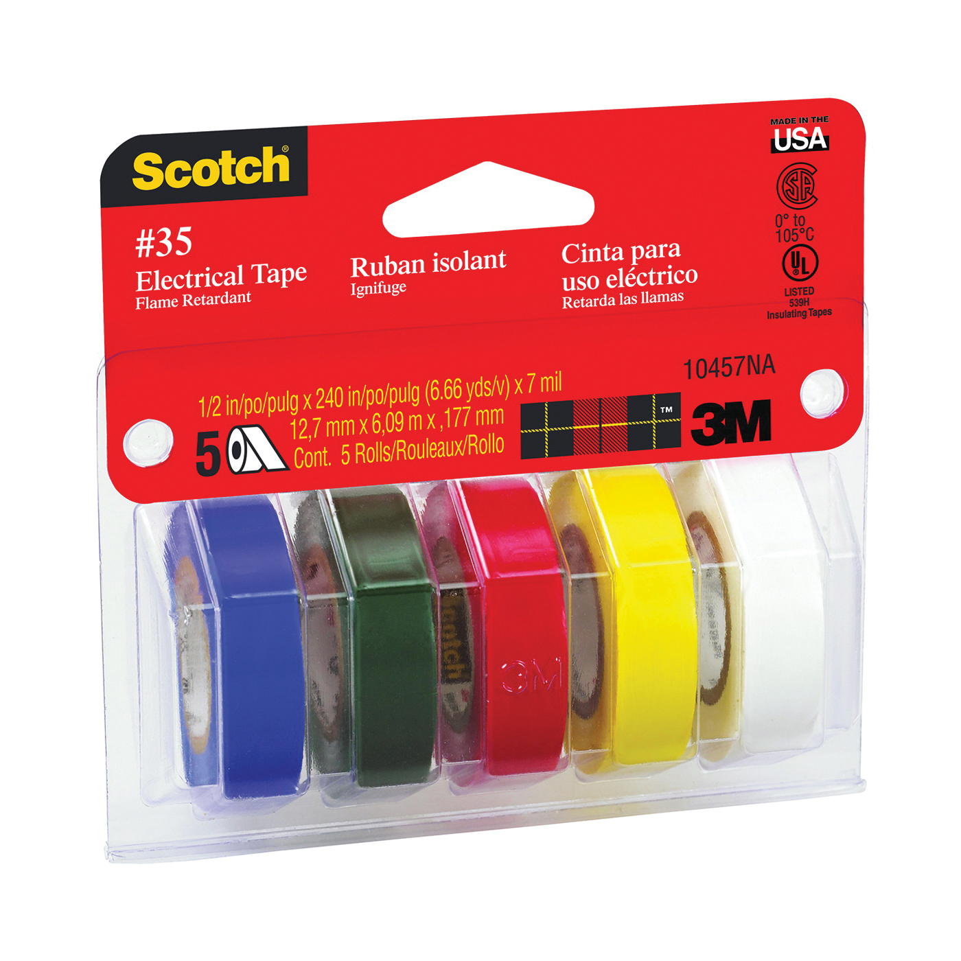 10457 Electrical Tape Kit, PVC Backing