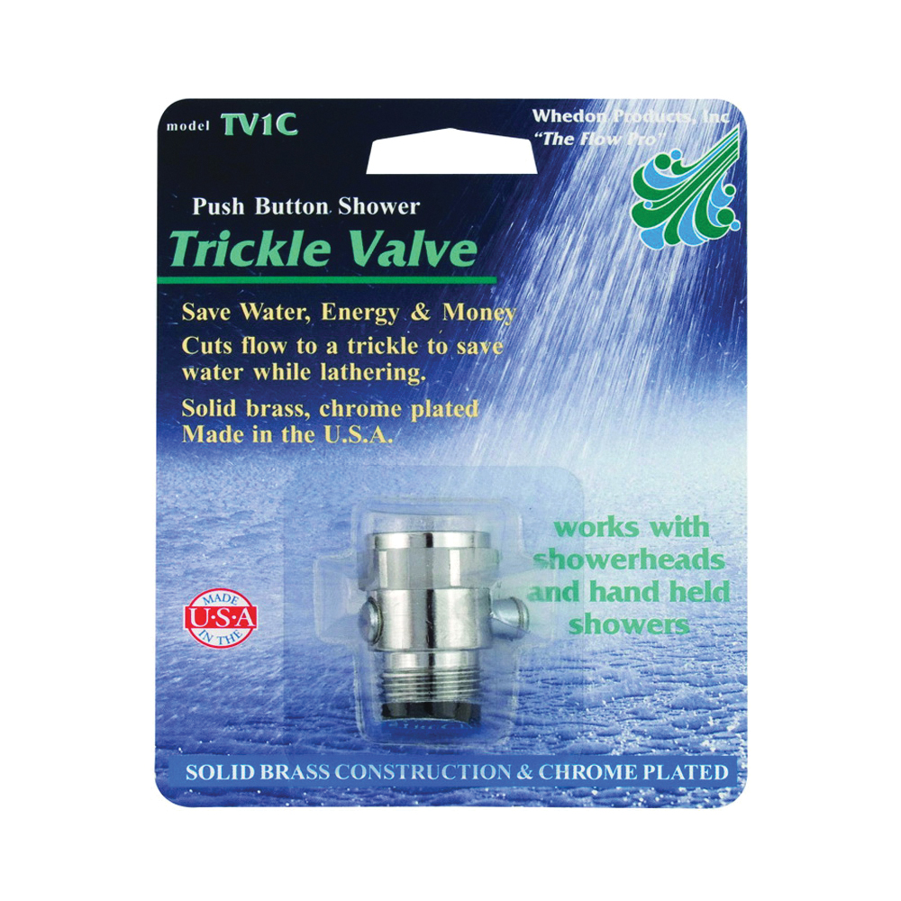 TV1C Shower Flow Controller, Brass Body, Chrome-Plated