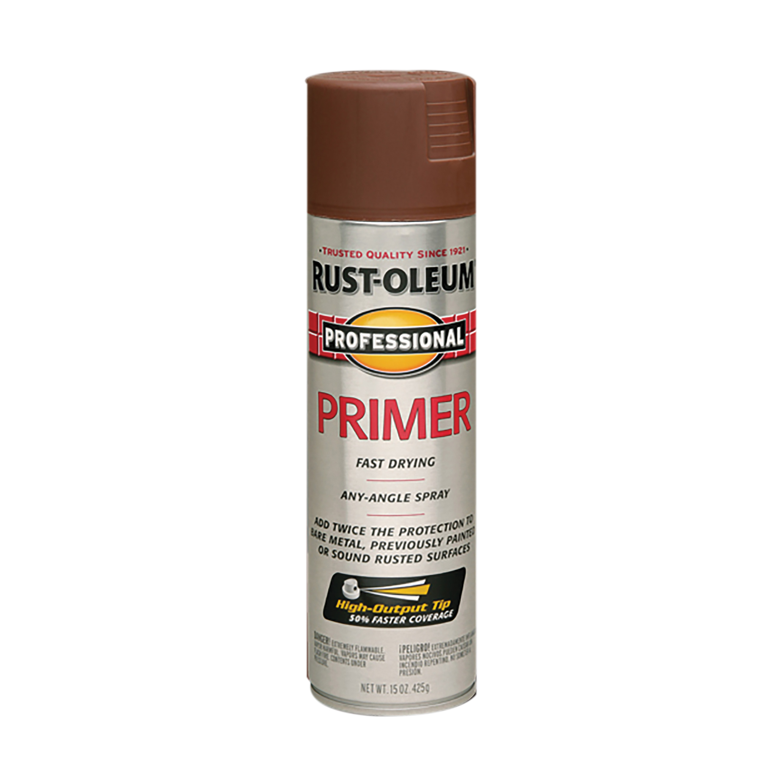 RUST-OLEUM PROFESSIONAL 7569838 Primer Spray, Red, Flat, 15 oz - 1