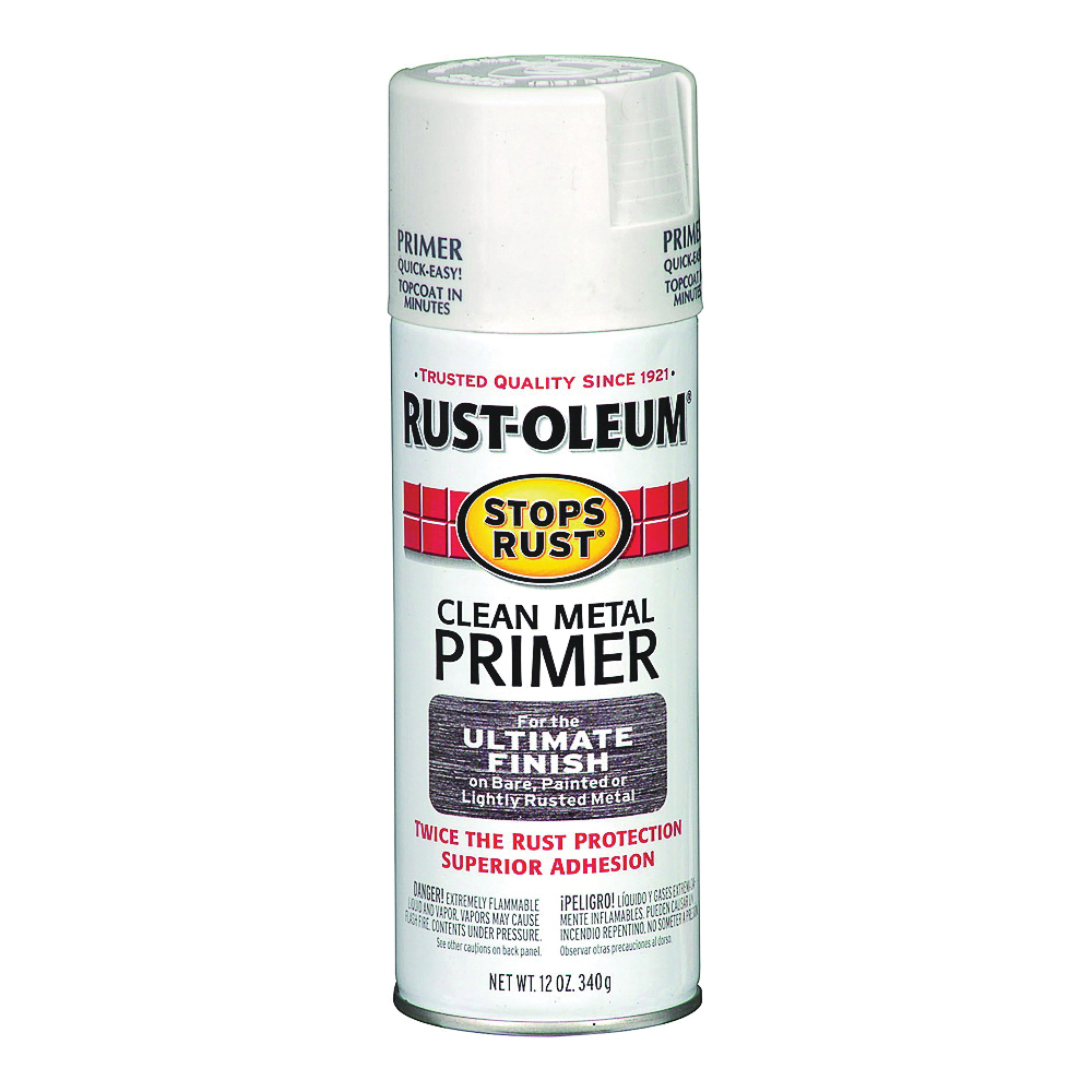 7780830 Primer, White, Flat/Matte, 12 oz