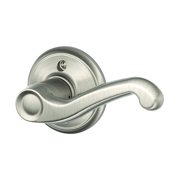 F Series F170VFLA619RH Right Hand Dummy Lever, Mechanical Lock, Satin Nickel, Metal, Residential, Right Hand