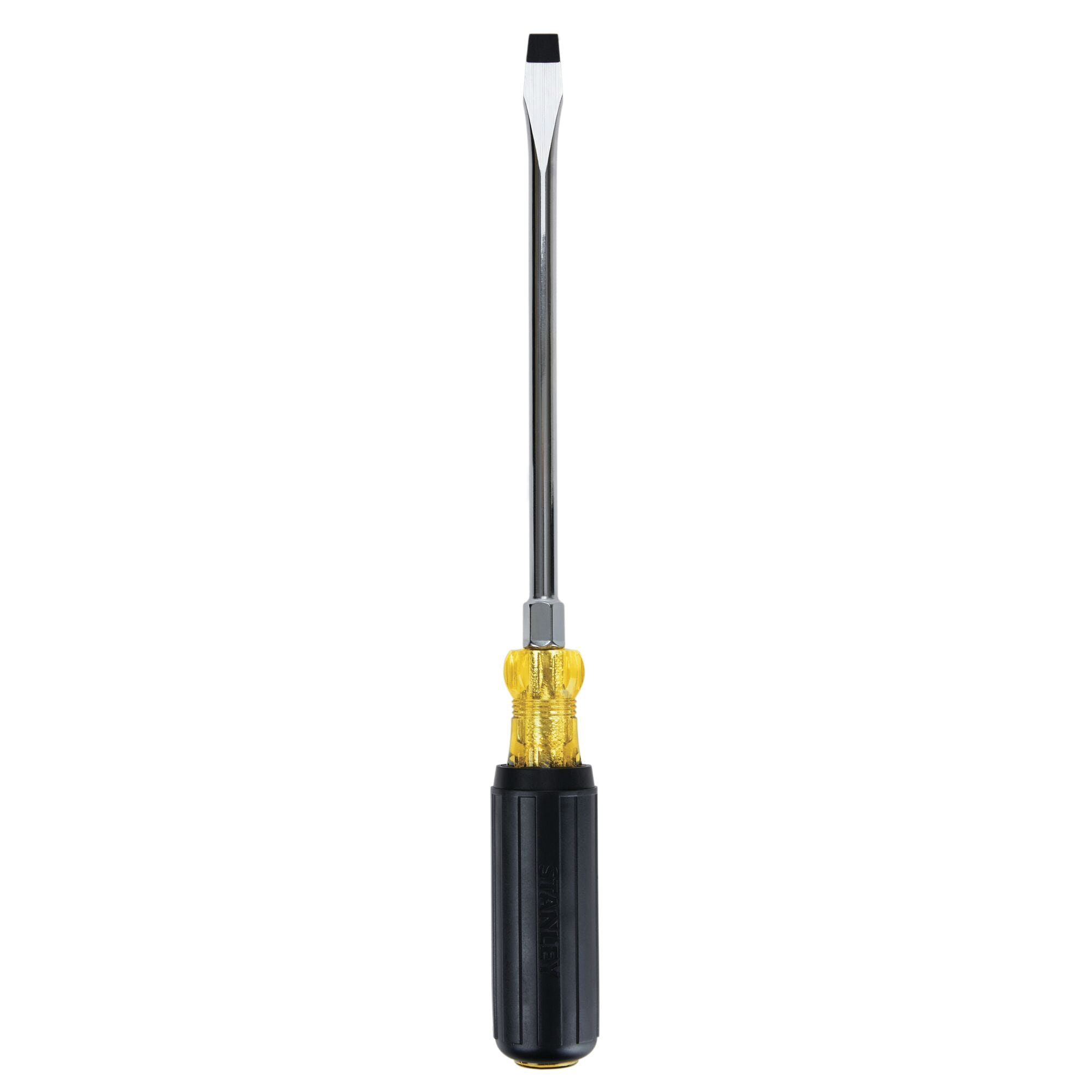 66-092 Screwdriver, 3/8 in Drive, Slotted Drive, 13-5/8 in OAL, 8 in L Shank, Vinyl-Grip Handle