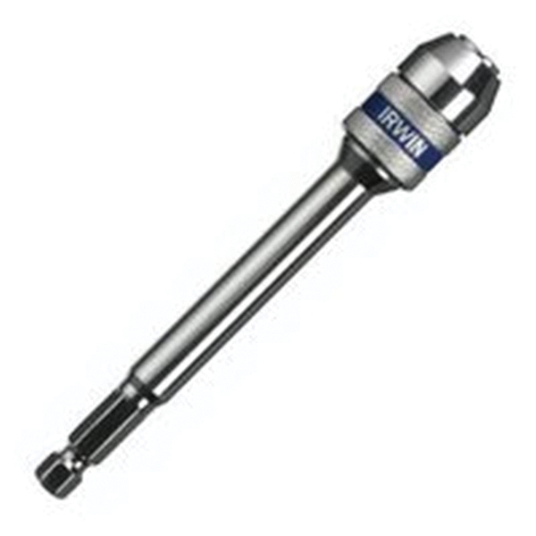 4935655 Bit Holder, 7/16 in Drive, 1/4 in Shank, Hex Shank, 12 in L, Carbon Steel