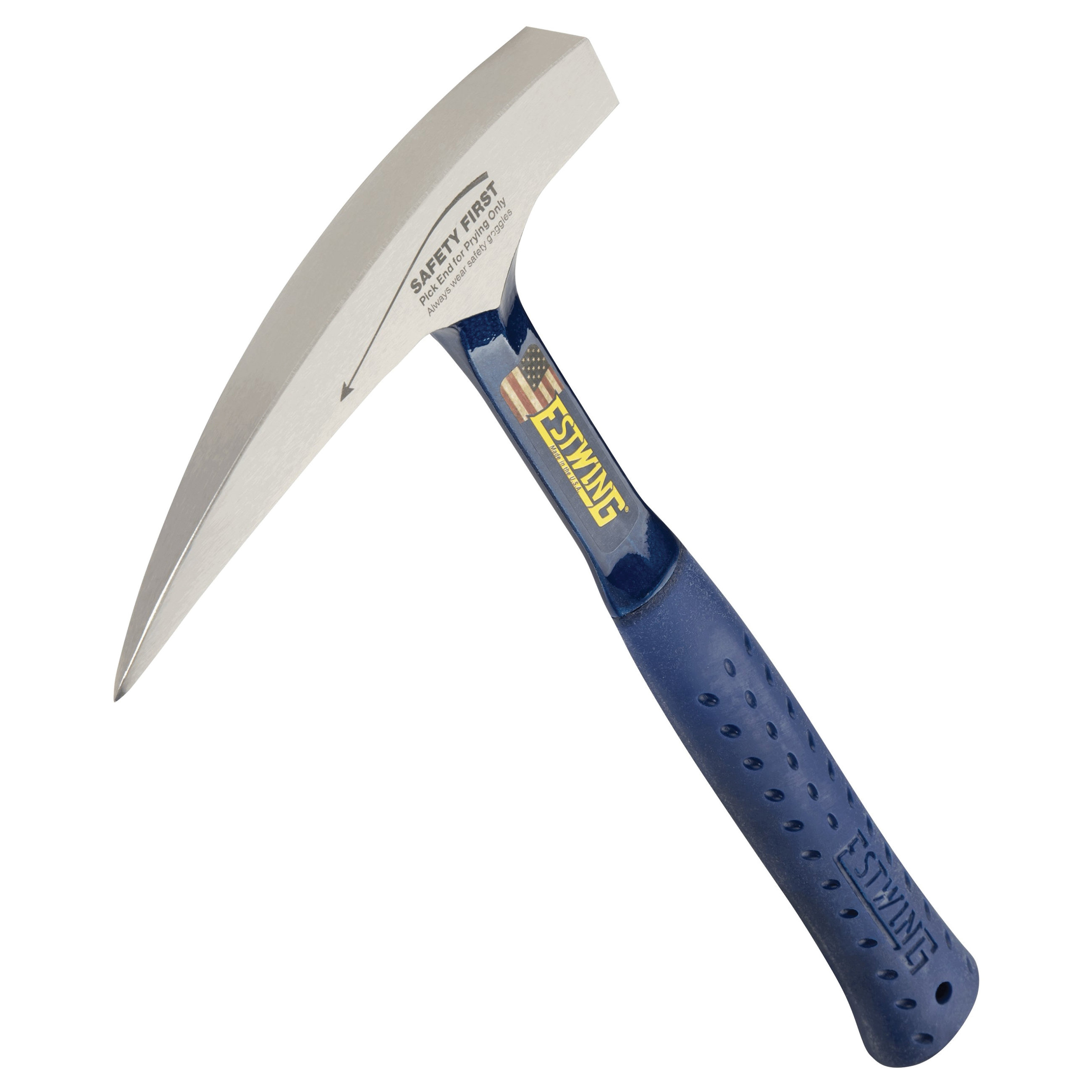 E3-14P Rock Pick, 14 oz Head, Pointed Tip, Smooth Head, Steel Head, 11 in OAL