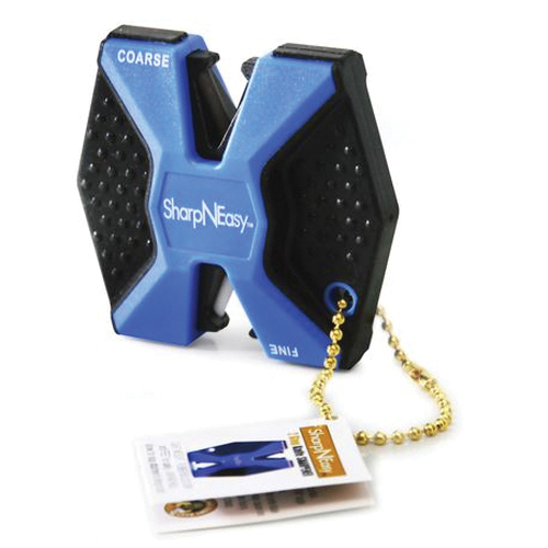 SharpNEasy 334CD Knife Sharpener, Coarse, Fine, Ceramic Abrasive, Rubber Handle
