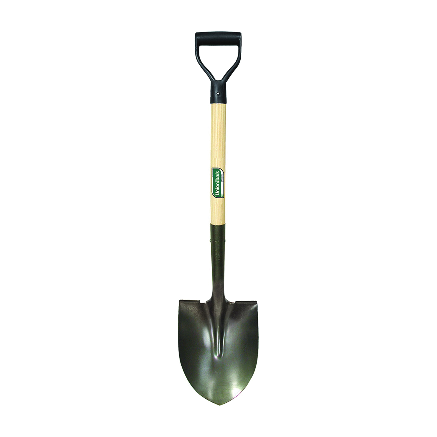 43106 Digging Shovel, 8-1/2 in W Blade, Carbon Steel Blade, Hardwood Handle, D Grip Handle, 28 in L Handle