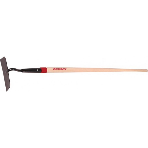 70110 Meadow and Blackland Hoe with Wood Handle, 7 in W Blade, 3-1/2 in L Blade, Steel Blade