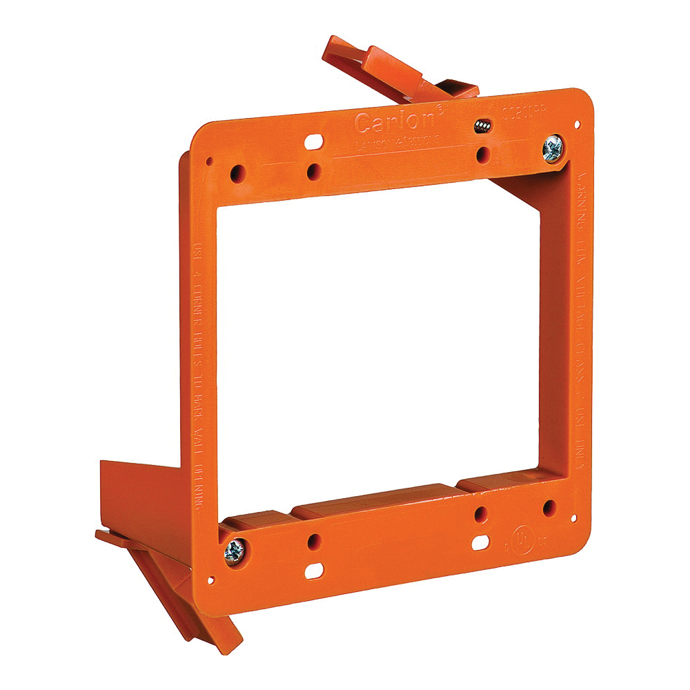 SC200RR 2-Gang Mounting Bracket, PVC, Orange, Wall
