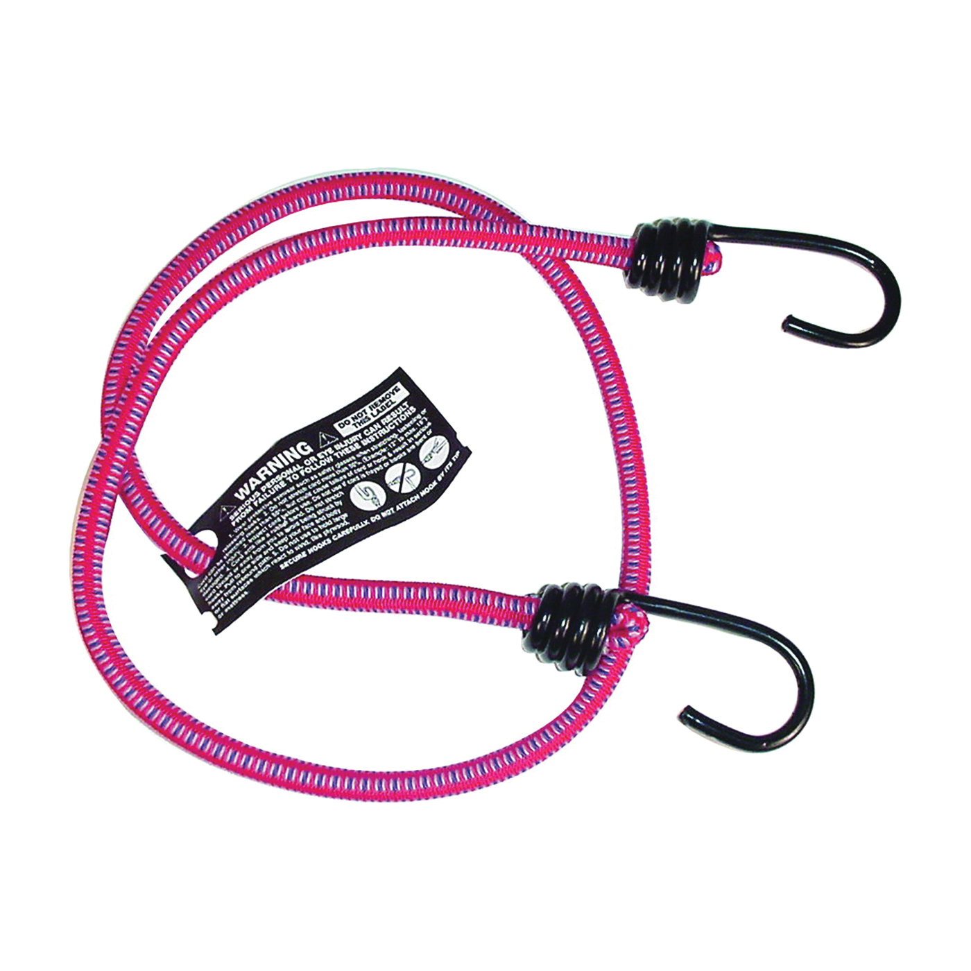 06037 Bungee Cord, 36 in L, Rubber, Hook End