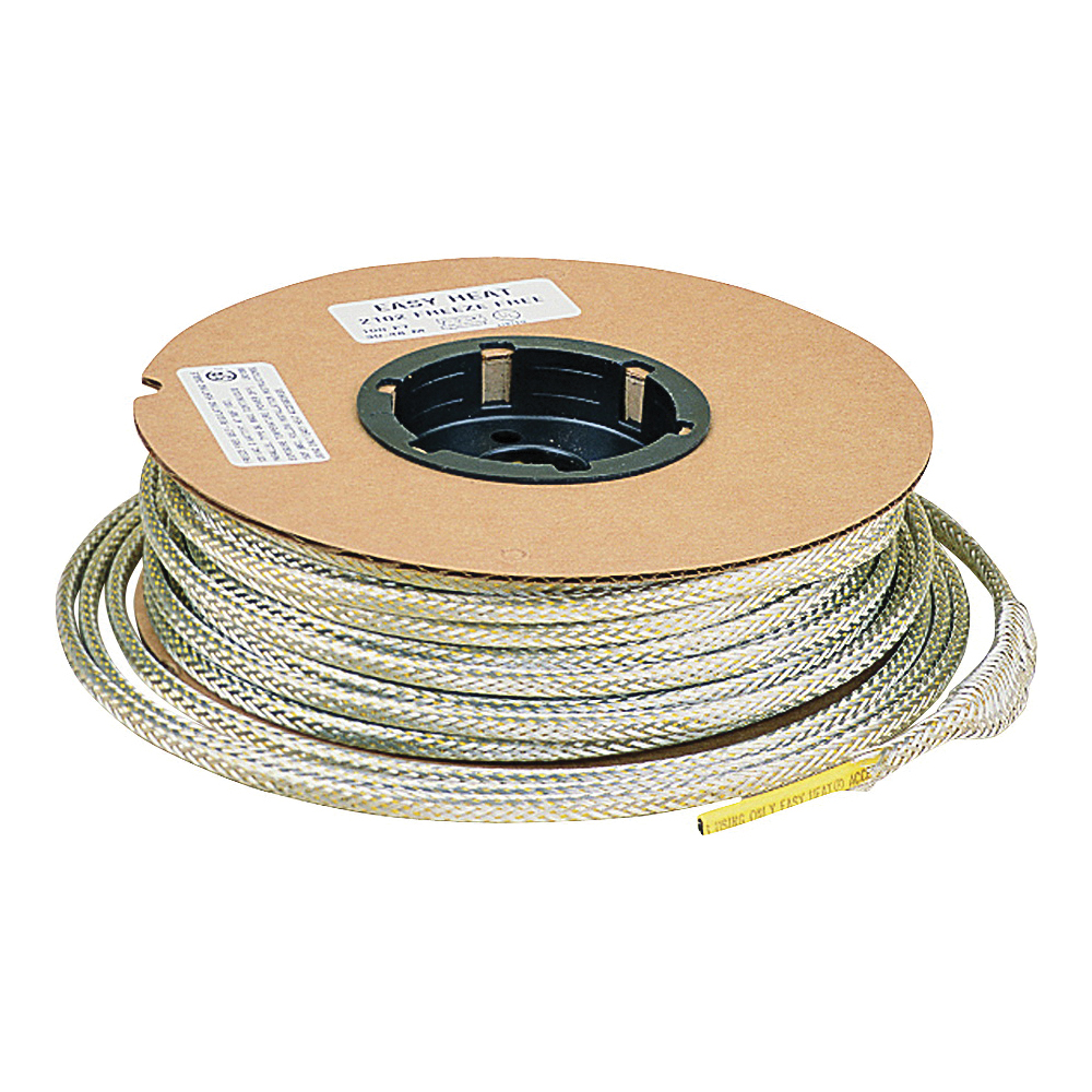Freeze Free 2102 Self-Regulating Pipe Heating Cable, 120 VAC, 22 AWG Cable, 100 ft L