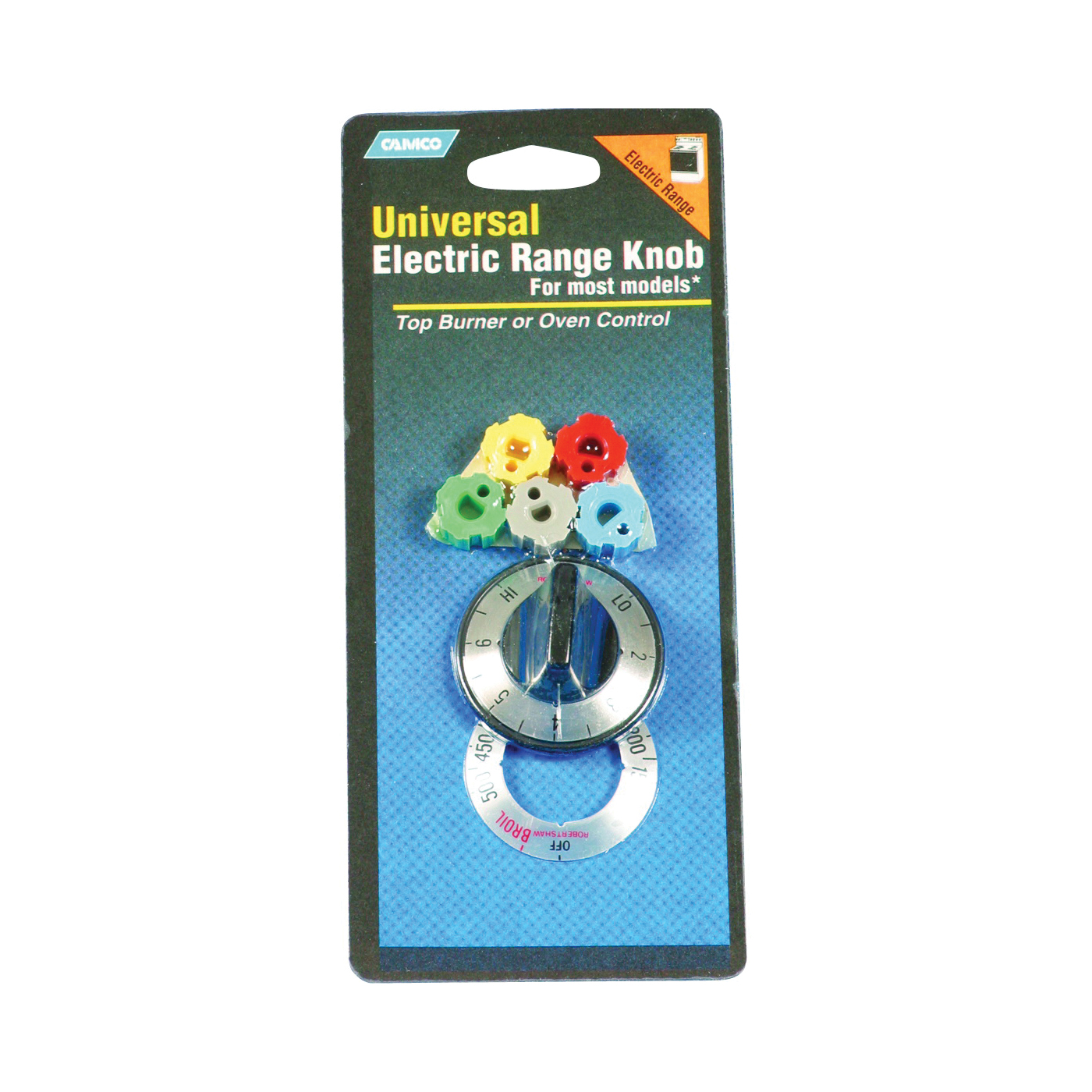 00913 Burner Knob Kit, Includes: (2) Peel, Adapter, Insert, Knob and Stick Overlays, Black