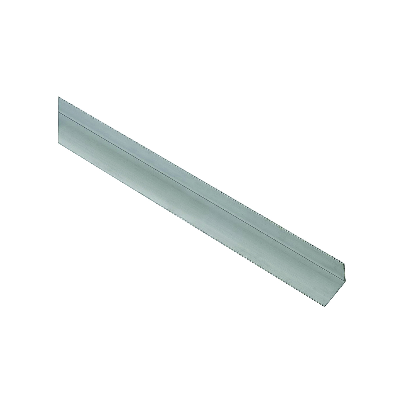 4203BC Series N247-353 Angle Stock, 1-1/2 in L Leg, 48 in L, 1/16 in Thick, Aluminum, Mill