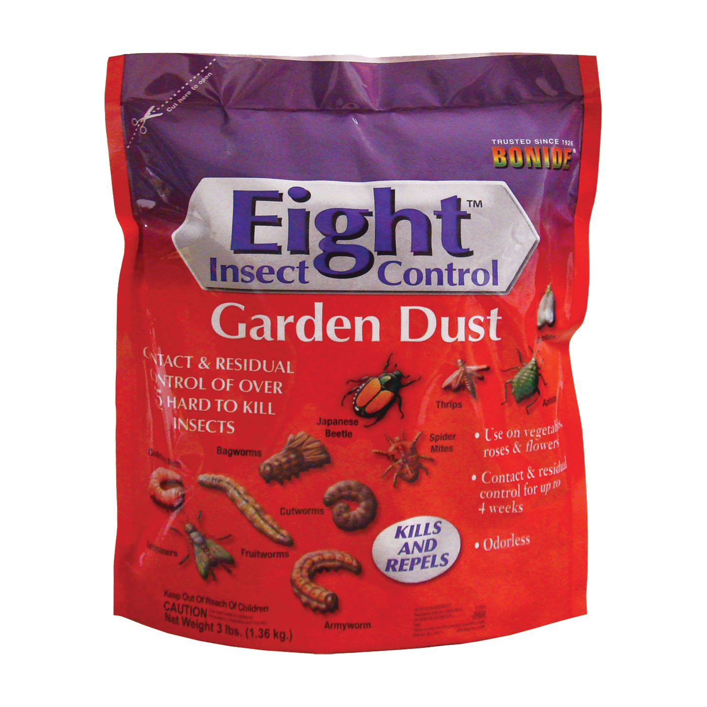 786 Insect Control Garden Dust, Solid, 3 lb Bag