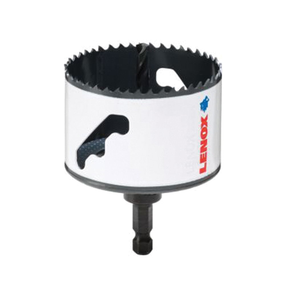 Speed Slot 1772963 Hole Saw, 3 in Dia, 1-9/16 in D Cutting, 1/4 in Arbor, HSS Cutting Edge
