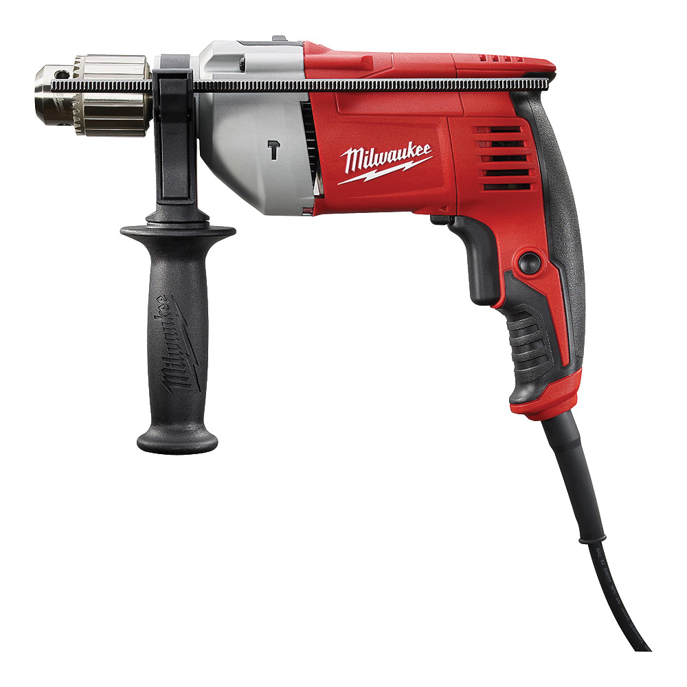 Milwaukee 5376-20 Hammer Drill, 8 A, Keyed Chuck, 1/2 in Chuck, 0 to 2800 rpm Speed