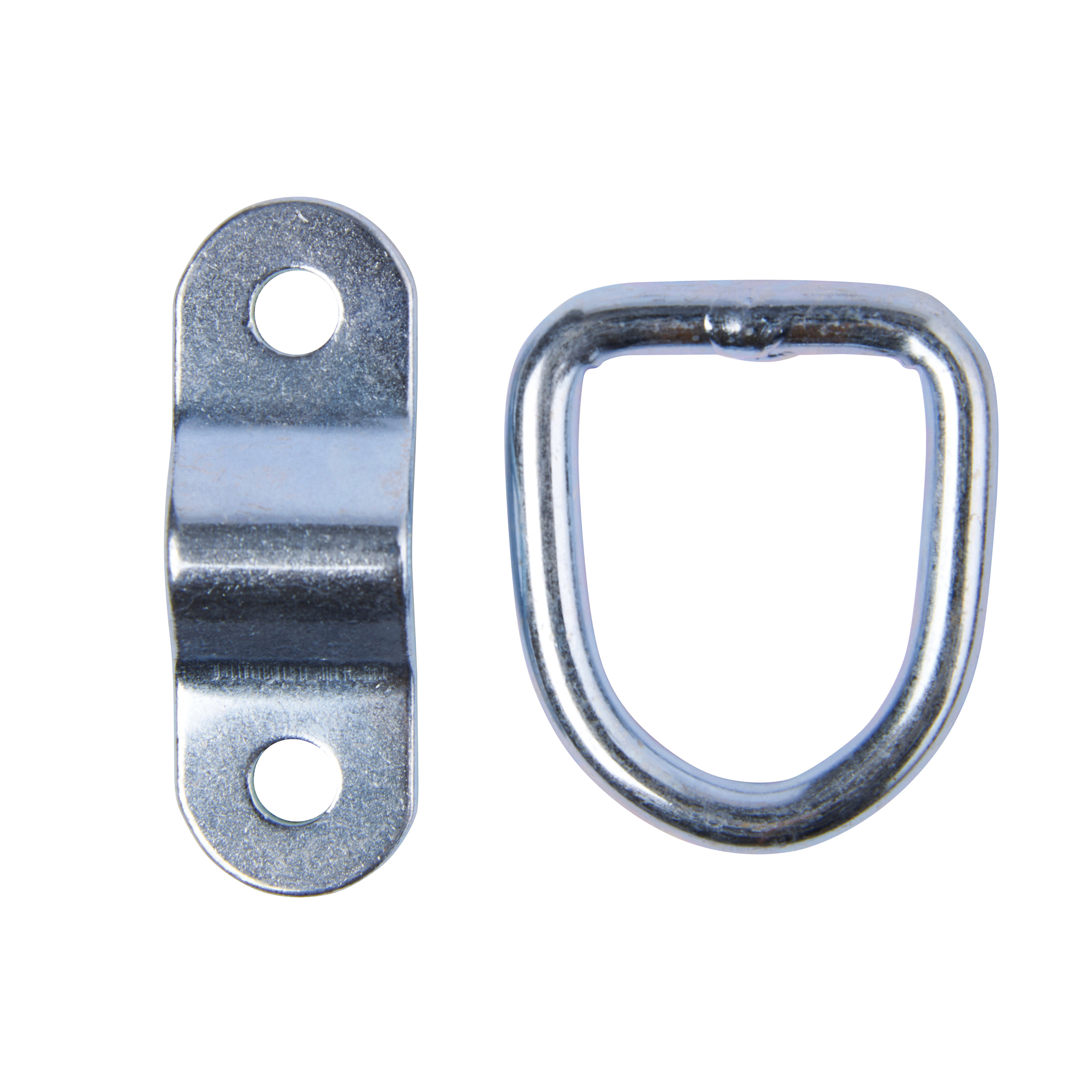 KEEPER 04522 Light-Duty Anchor Point Wire Ring, 300 lb Load Capacity, 900 lb Breaking Strength, Steel,  4 Pack - 4