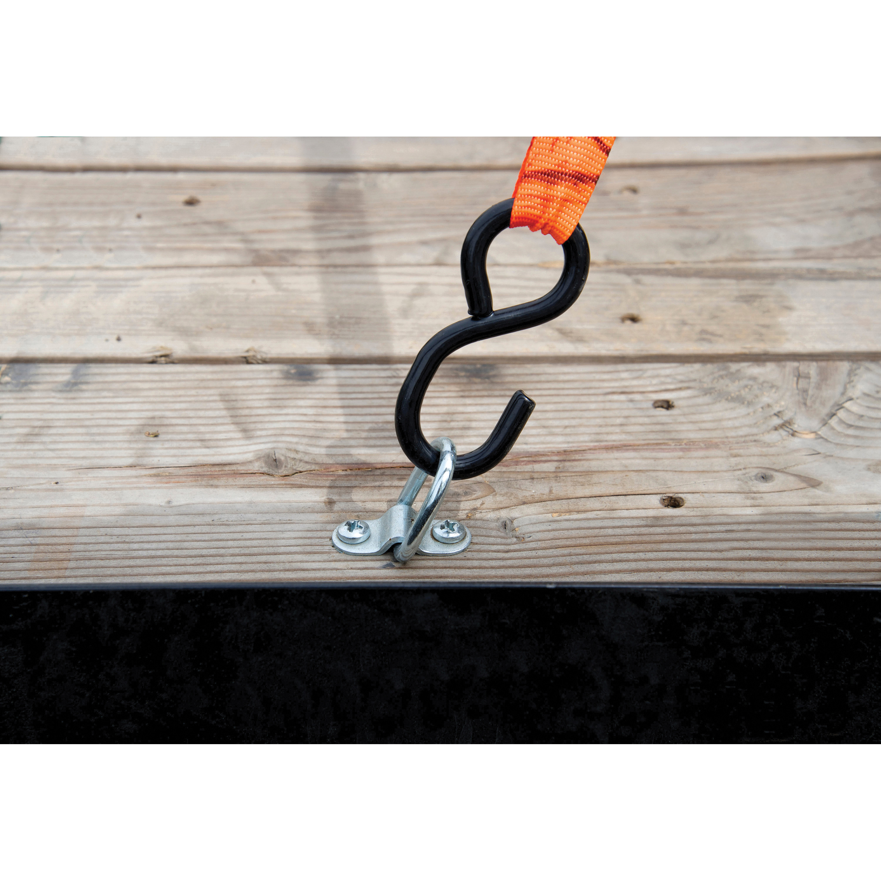 KEEPER 04522 Light-Duty Anchor Point Wire Ring, 300 lb Load Capacity, 900 lb Breaking Strength, Steel,  4 Pack - 5