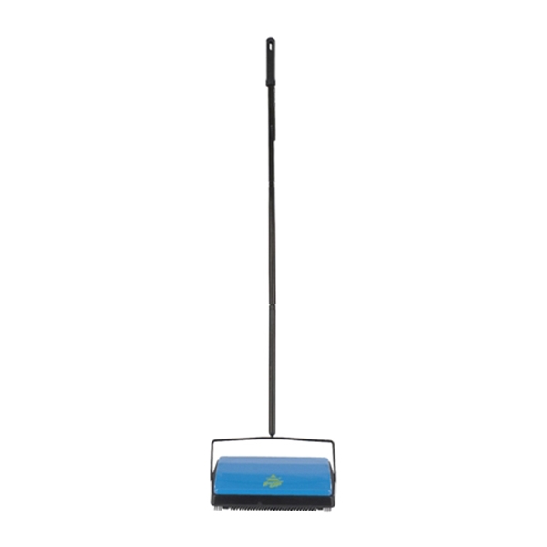 BISSELL Sweep Up 21012 Floor and Carpet Sweeper, 11 in W Cleaning Path, Blue - 1