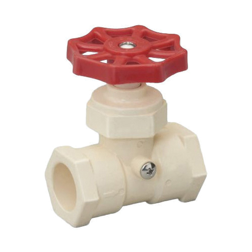 ProLine Series 105-324 Stop and Waste Valve, 3/4 in Connection, Slip, 100 psi Pressure, Manual Actuator, CPVC Body