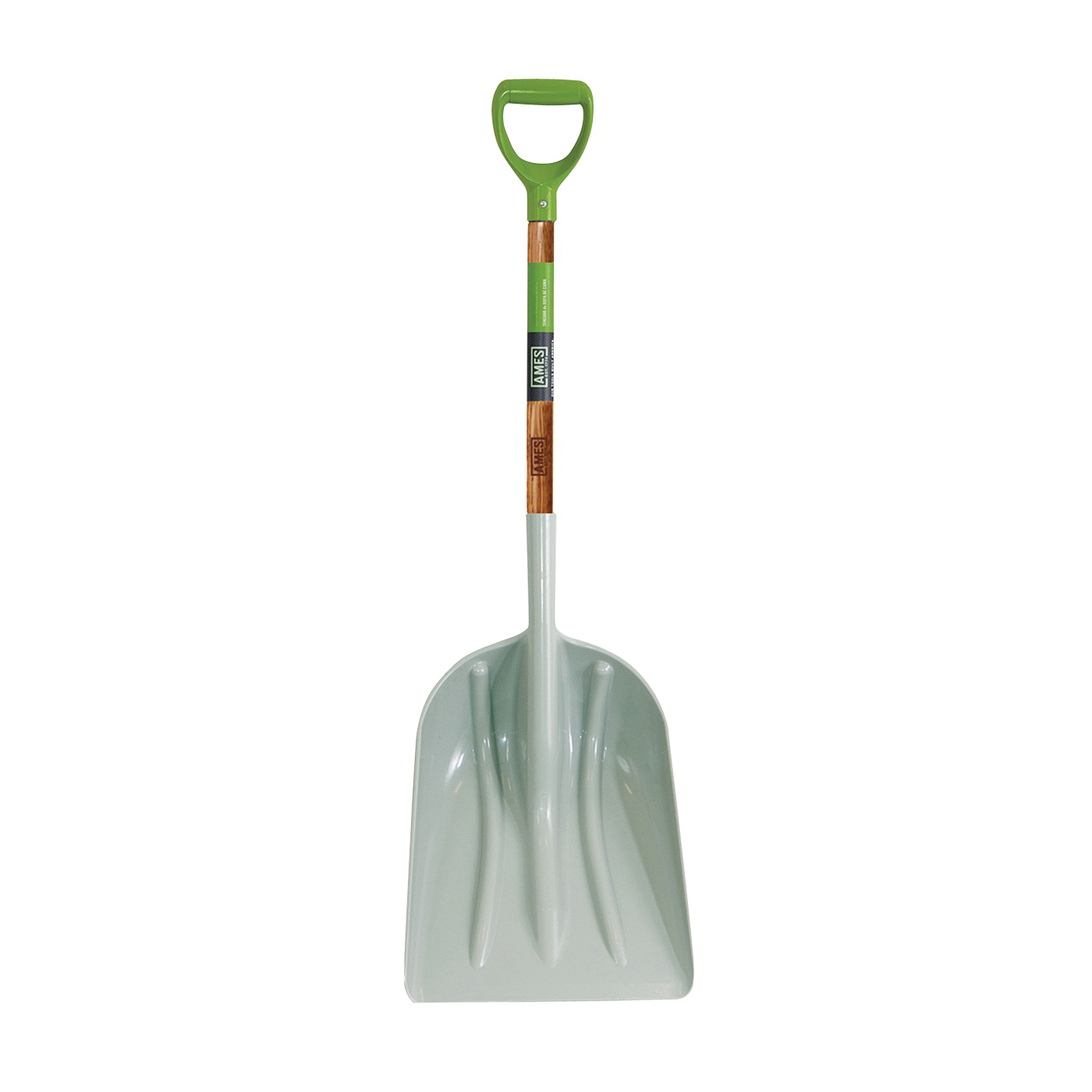 2682700 Scoop Shovel, 14 in W Blade, 18 in L Blade, ABS Blade, Northern Hardwood Handle, D Grip Handle