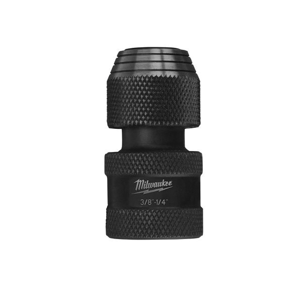 SHOCKWAVE 48-03-4405 Impact-Duty Socket Adapter, 3/8 in Drive, He, Square Drive, 1/4 in Shank, 2.9 in L