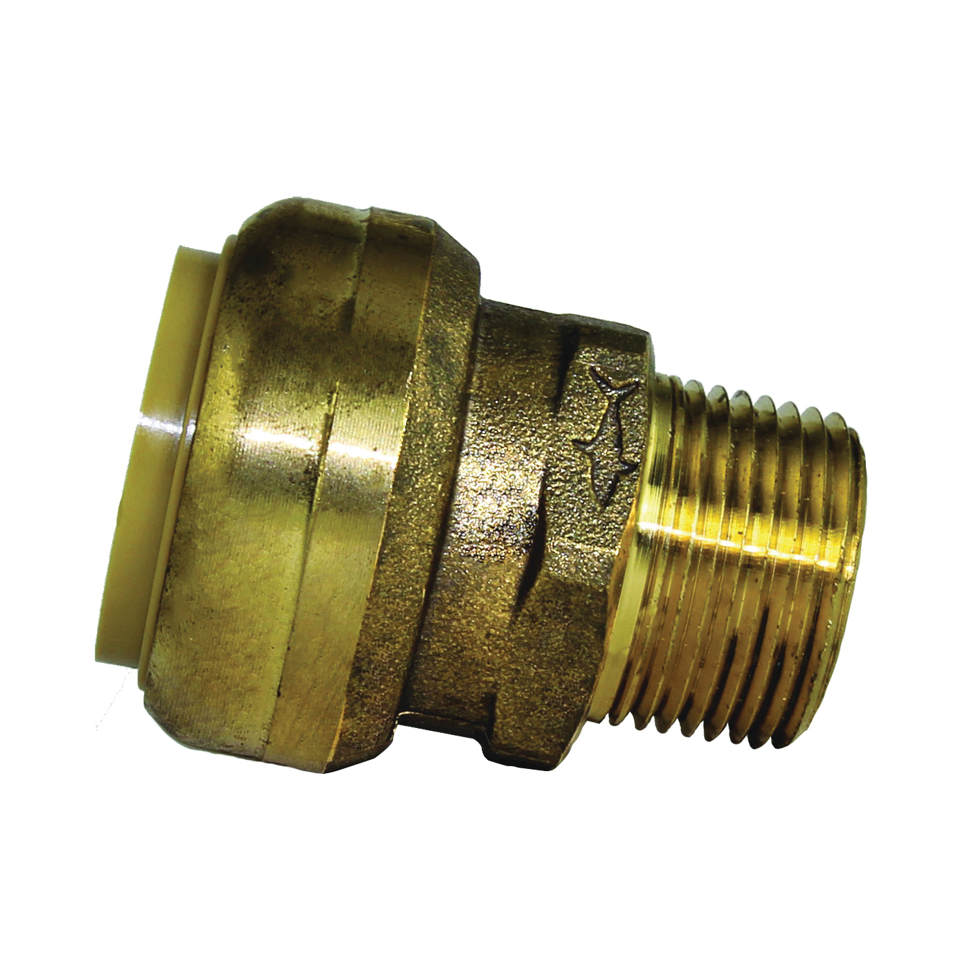 U142LFA Pipe Connector, 1 x 3/4 in, MNPT, Brass, 200 psi Pressure
