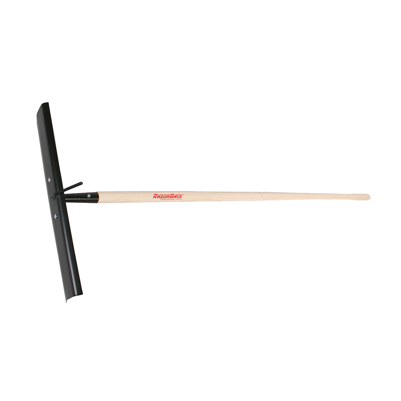 83154 Concrete Rake with Rebar Hook, 60-1/2 in OAL, 20 in W Tine, 4 in L Tine, Steel Tine, Hardwood Handle